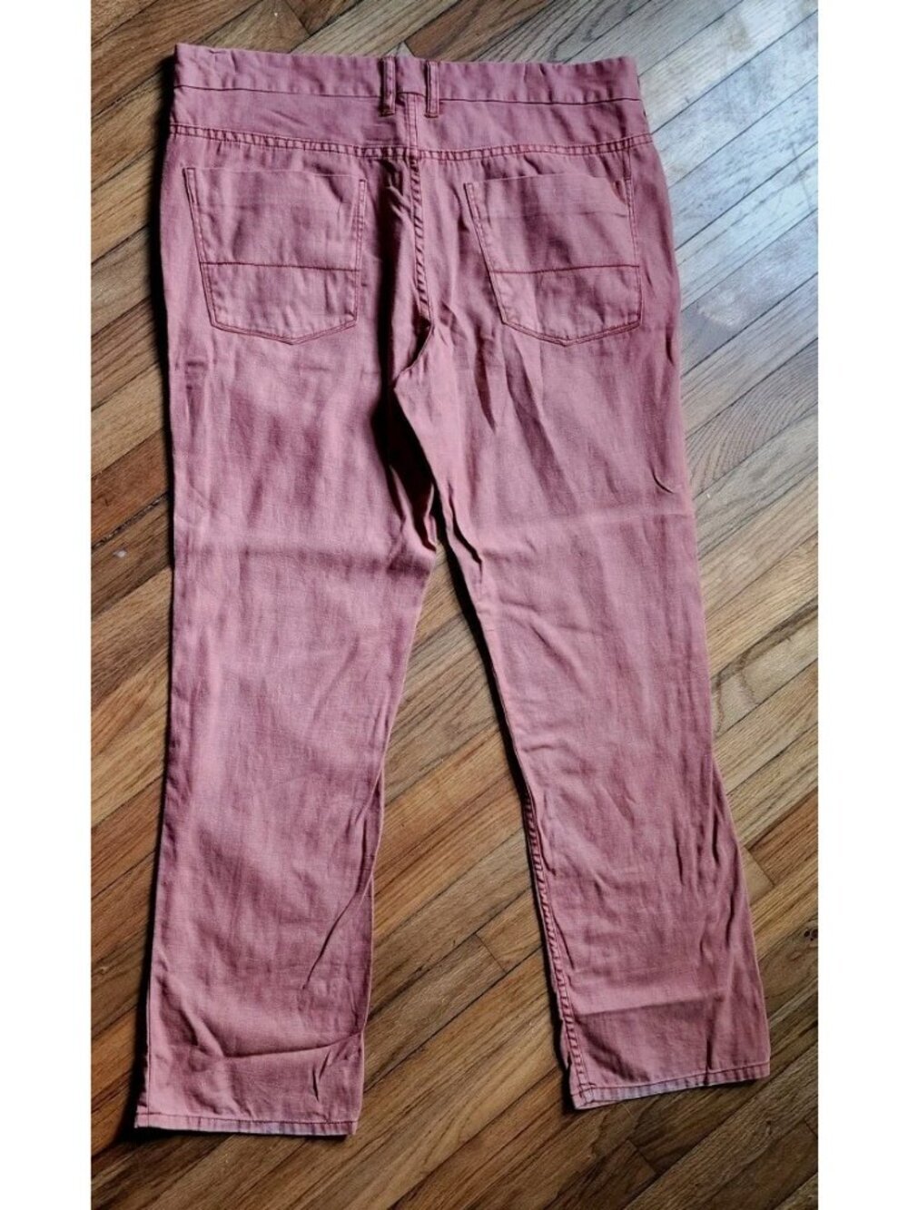 Tommy Bahama Jeans Pants 38x32 Linen Blend Relaxed Straight Leg Beach Coastal - Picture 11 of 12
